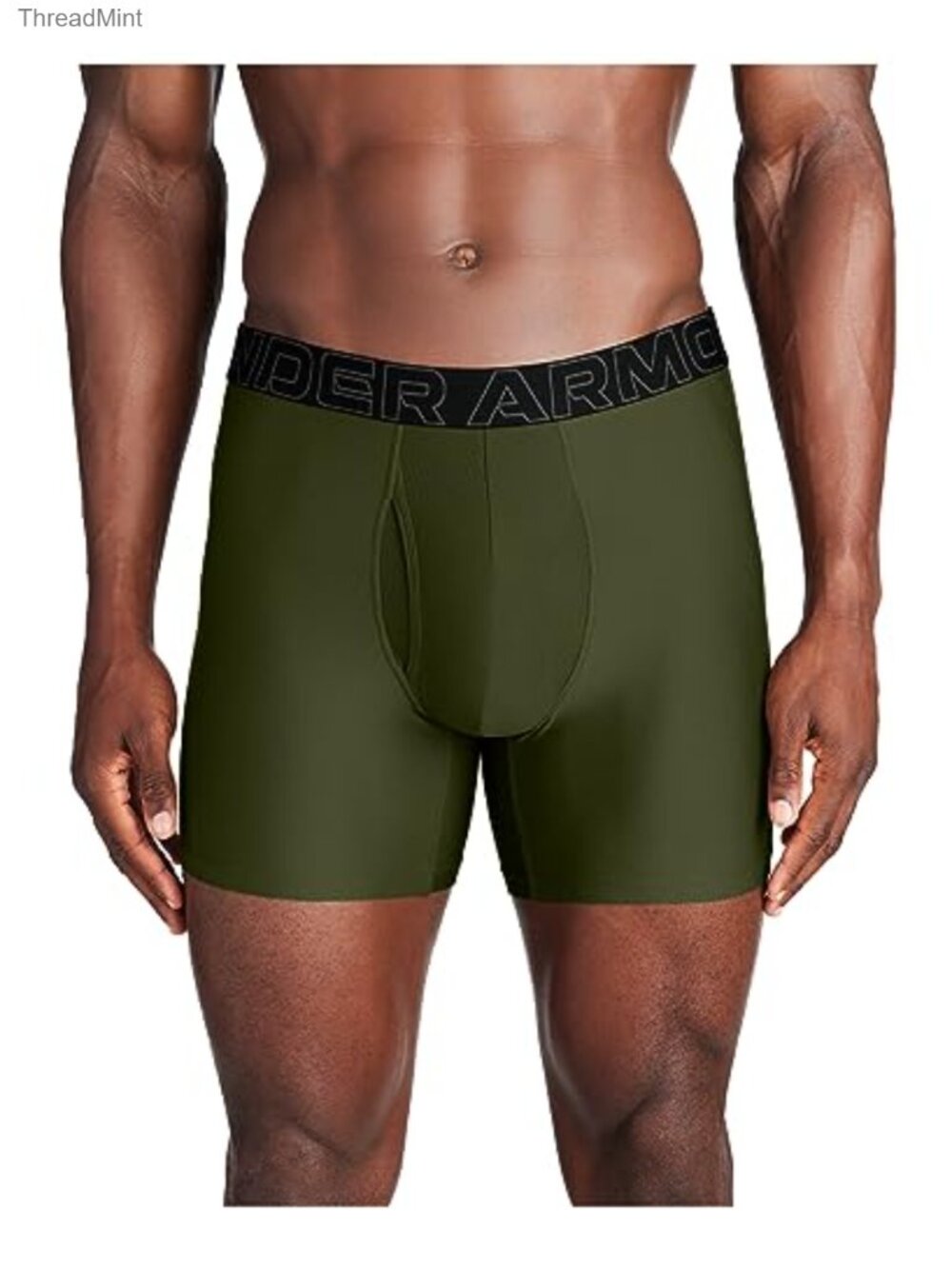 Men's Performance Tech Brief Underwear 6" Inseam Fitted Boxer Brief